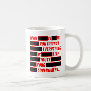 Reded Trust Your Government Alles in orde Koffiemok