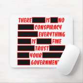 Reded Trust Your Government Alles in orde Muismat (Met muis)