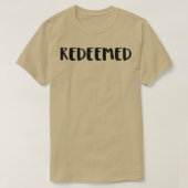 Redeemed 1 t-shirt (Design voorkant)