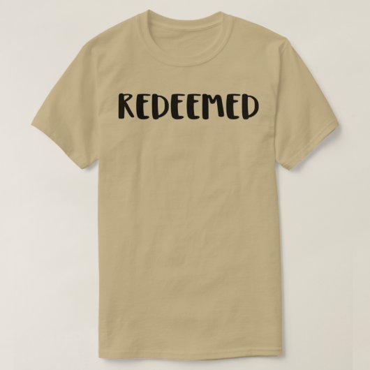 Redeemed 1 t-shirt (Design voorkant)