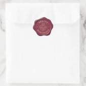redelijk gevaarlijke zegellak sticker | historisch (Tas)