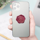 redelijk gevaarlijke zegellak sticker | historisch (Telefoon)