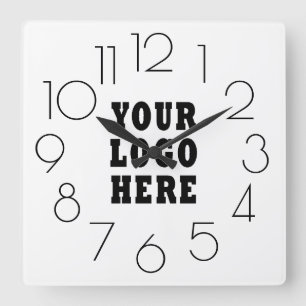 Redelijk Modern Minimalistisch Bedrijf Logo Vierkante Klok