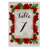 Redelijk Romantisch Red Roses Lijst Kaart (Voorkant)