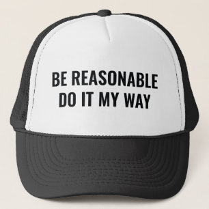 redelijk zijn trucker pet