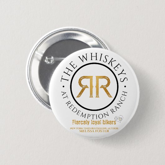 Redemption Ranch Whiskeys Logo Button (Voorkant /achterkant)