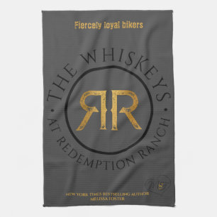 Redemption Ranch Whiskeys Logo keukendoek Theedoek