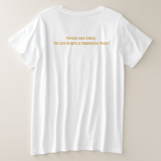 Redemption Ranch Whiskeys Logo T-shirt tot en met (Design achterkant)