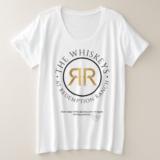 Redemption Ranch Whiskeys Logo T-shirt tot en met (Design voorkant)