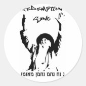 Redemption Song Sticker (Voorkant)