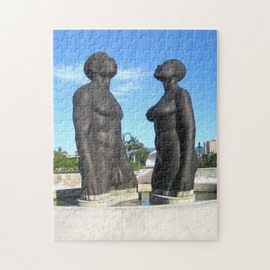 Redemption Statue Jamaica. Legpuzzel (Verticaal)