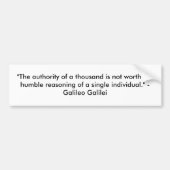 reden bumpersticker (Voorkant)