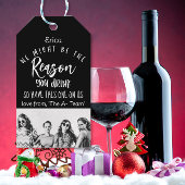 Reden dat je drink de familienaam te begroeten cadeaulabel