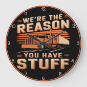 Reden dat je een vrachtwagen hebt grote klok (Voorkant)