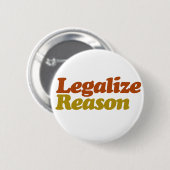 Reden legaliseren ronde button 5,7 cm (Voorkant /achterkant)