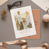 Reden Merry Rust Vakantie Zwangerschap Aankondigin Feestdagenkaart