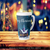 Reden om te aanbidden latte mok