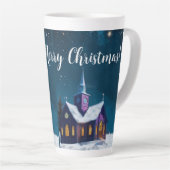 Reden om te aanbidden latte mok (Rechterhoek)