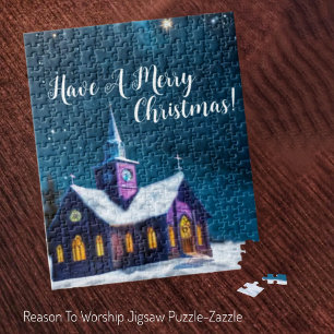 Reden om te aanbidden legpuzzel