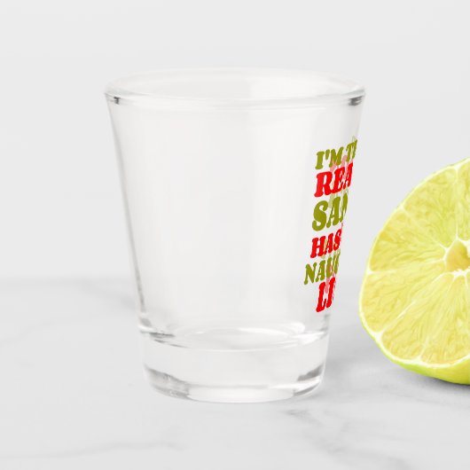 REDEN SANTA NAUGHTY LIST SHOT GLAS (Links)