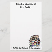 Reden van de leraar Briefpapier (Voorkant)