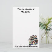 Reden van de leraar Briefpapier (Staand voorkant)