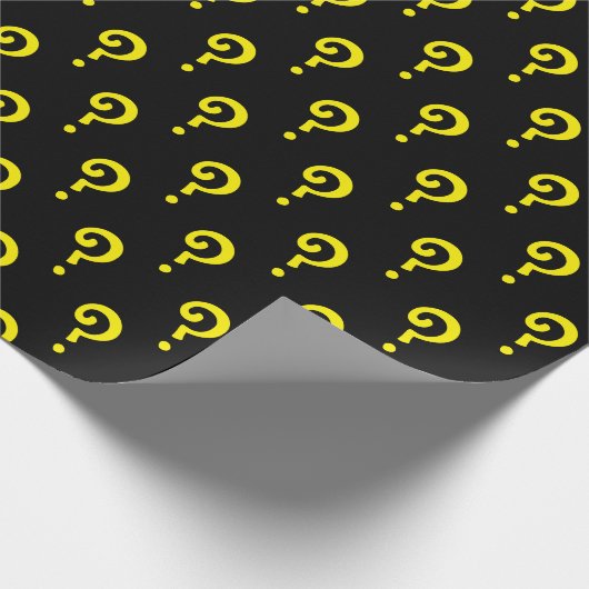 reden van vraagtekens cadeaupapier (Hoek)