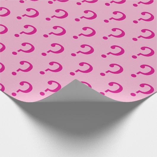 reden van vraagtekens cadeaupapier (Hoek)