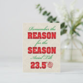 Reden voor het briefkaart van de winterzonsonderga (Staand voorkant)