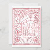 Reden voor het kerstseizoen kaart (Voorkant)