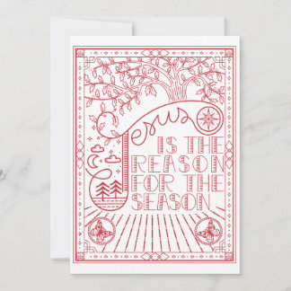 Reden voor het kerstseizoen kaart