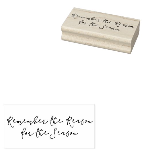 Reden voor het seizoen Christmas Rubber Art Stamp Rubberstempel (Gestempeld)