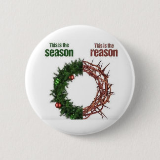 Reden voor het seizoen ronde button 5,7 cm