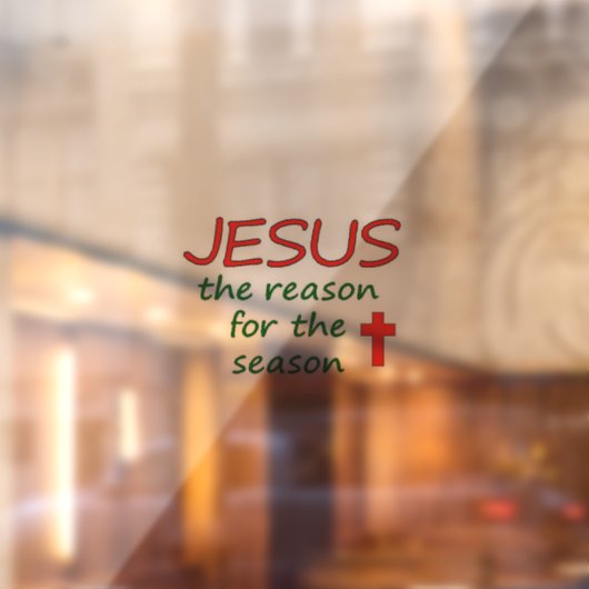 Reden voor JESUS Reden voor verraad Raamsticker (Vel 2)