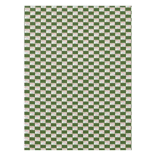 Reden voor Kerstmis Reason Tablecloth Tafelkleed (Voorkant)