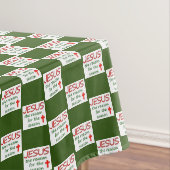Reden voor Kerstmis Reason Tablecloth Tafelkleed (Voorbeeld)