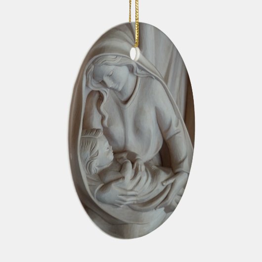 Reden voor kerstversiering keramisch ornament (Rechts)