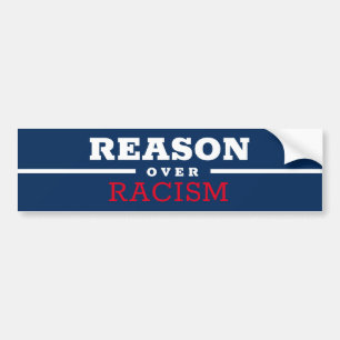 REDEN VOOR RACISME Bumpersticker