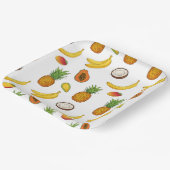 Reden voor tropisch fruit papieren bordje (Gebogen)