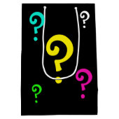 reden vraagtekens medium cadeauzakje (Achterkant)