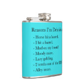 Redenen dat ik Barrel Racer's fles Drink Heupfles (Rechts)