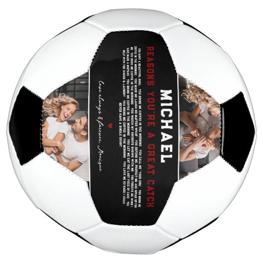 Redenen dat je een geweldige vangst bent | 2 Foto Voetbal (Gedraaid)