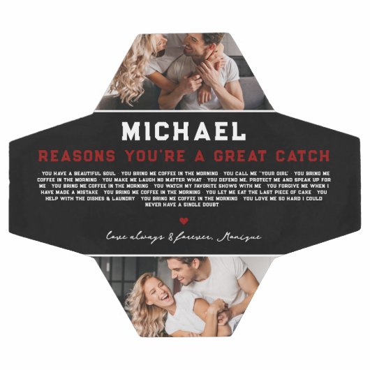 Redenen dat je een geweldige vangst bent | 2 Foto Voetbal (Enkel)