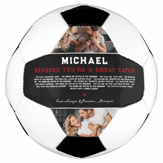 Redenen dat je een geweldige vangst bent | 2 Foto Voetbal (Voorkant)