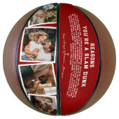 Redenen dat je een slam dunk bent | 4 Foto Basketbal (Verticaal)