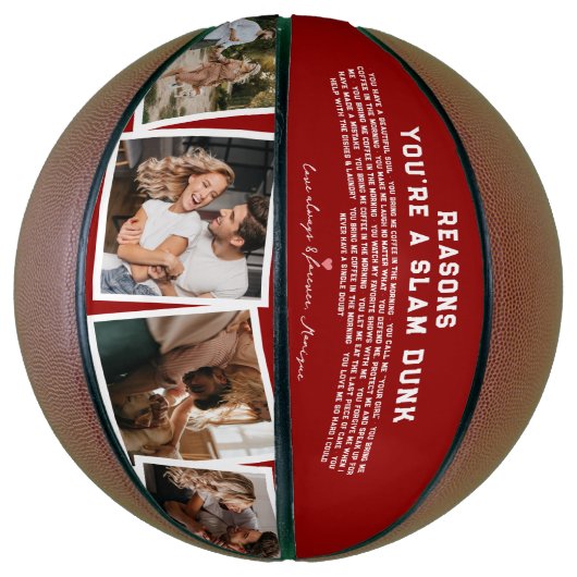 Redenen dat je een slam dunk bent | 4 Foto Basketbal (Verticaal)