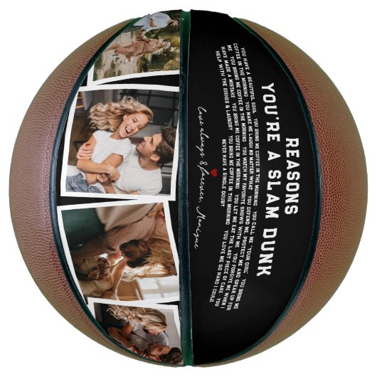 Redenen dat je een slam dunk bent | 4 Foto Basketbal (Verticaal)