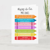 Redenen dat we van je leraar houden kaart (Voorkant)