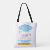 Redenen dat we van je leraar houden tote bag (Achterkant)