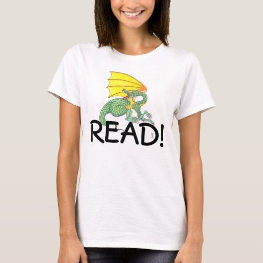 Redenen om Dragon Dames T-shirt te lezen (Voorkant)